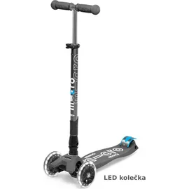 Micro Mobility Maxi Micro Delux faltbar LED volcano grey