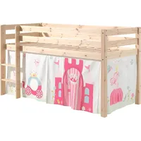 58 aufm Kessel Kinderbett Karolina 210 x 106 x 114 cm Kiefer massiv natur beige