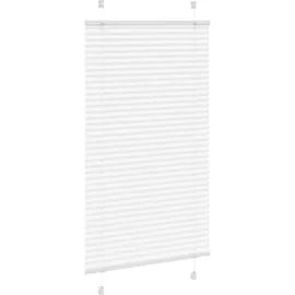 vidaXL Plissee Weiß 75x100 cm Stoffbreite 74,4 cm Polyester