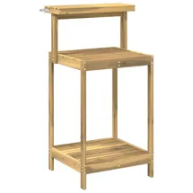 vidaXL Umtopfbank 56,5 x 48,5 x 107 cm Pflanztisch