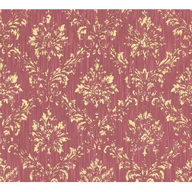 A.S. Creations Textiltapete Metallic Silk 10 m x 0,53 m 306626 Rot