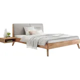 Hasena Massivholzbett Simone 180 x 200 cm Holz Braun Kernbuche