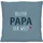 GRUSS & CO Plüschkissen Bester Papa der Welt, 25 cm x 25 cm