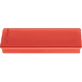 Magnetoplan Rechteckmagnet, 10 Stück, rot
