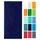 ZOLLNER Strandtuch 100 x 200 cm blau