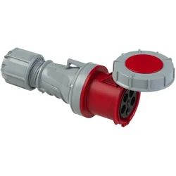 1St. PCE 235-6 CEE Kupplung 5polig IP67 63A 400V rot/grau Kraftstrom