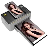 Kodak-Station und WLAN 9 x 14 cm Fotodrucker mit fortgeschrittener Sublimations (Tintendrucktechnologie und mit Fotokonservierungsschicht, kompatibel mit Android und iOS)