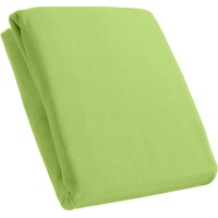 KUM Spannbettlaken »Mikrofaser-Fleece Spannbetttuch«, grün