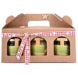 Geschenkkarton 3er Set 3 x 250g von Bio-Imkerei Fuchssteiner 750 g Honig