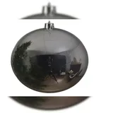 Kaemingk Weihnachtsbaumkugeln bruchfest 25 cm 1 Stück silber glanz