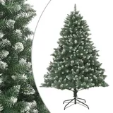 vidaXL Weihnachtsbaum grün 210 cm