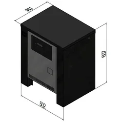 Q-Batteries Gabelstapler- Ladegerät 50Hz 80V 100A 3-phasig ohne Netz- und Batteriestecker