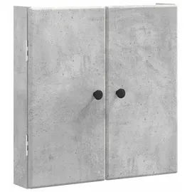 vidaXL Dartboard Schrank BREDA Betongrau 52,5 x 10,5 x 53,5 cm