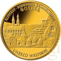 Münzprägestätten Deutschland 1/2 Unze Goldmünze - 100 Euro Goslar 2008