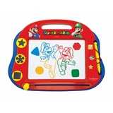 Lexibook - CRNI550 Magische magnetische Nintendo Super Mario Zeichentafel, Magnettafel für Kinder, künstlerisches kreatives Spielzeug für Mädchen und Jungen, Stift und Magnete, Blau/Rot
