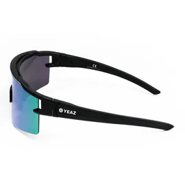 YEAZ Sunthrill Sport-Sonnenbrille schwarz/grün