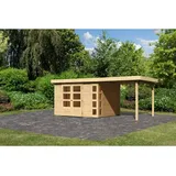 Karibu Gartenhaus Kerko 5 3,02 x 2,46 m Natur