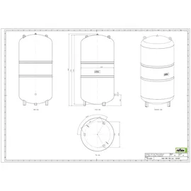 Reflex S 10 bar 600 l Grau