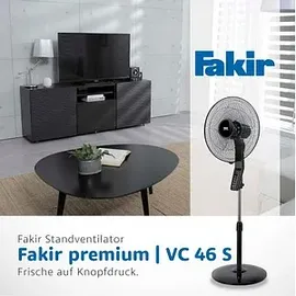 Fakir VC 46 S Standventilator Schwarz