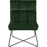 Actona Loungesessel Velours 86 x 62 x 90 cm waldgrün