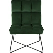 Actona Loungesessel Velours 86 x 62 x 90 cm waldgrün
