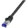 Logilink C6A073S RJ45 Patchkabel CAT 6a S/FTP 5.00m Schwarz 1St.
