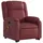 vidaXL Massagesessel mit Aufstehhilfe Kunstleder 95 x 99 x 95 cm Weinrot