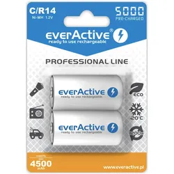 everActive EVHRL14-5000, Wiederaufladbarer Akku, Nickel-Metallhydrid (NiMH), 1,2