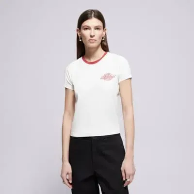 DICKIES T-SHIRT PLAINVILLE RINGER TEE W - Weiß - M