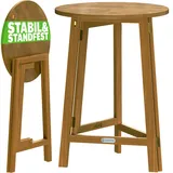 CASARIA Stehtisch 78 x 110 cm Braun