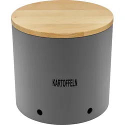 magu Vorratsdose Kartoffel Ø 23 cm Kunststoff Grau Schiefer