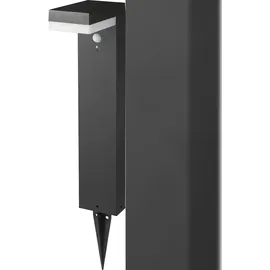 Sygonix SY-4715528 Solar-Außenstandleuchte mit Bewegungsmelder SMD LED 6W Schwarz