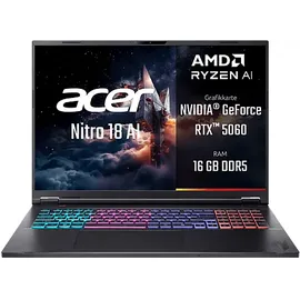 Acer Nitro 18 AI AN18-61-R3G7 AMD Ryzen 7 350 16 GB RAM 1 TB SSD RTX 5060 Win11 Home