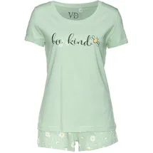 vivance dreams by lascana Shorty Pyjama jade-gemustert 40/42