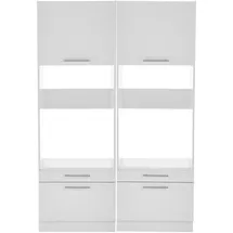 Respekta Hauswirtschaftsraum Clara 200 cm x 134,8 cm x 67,6 cm Weiß Matt