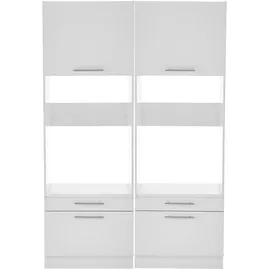 Respekta Hauswirtschaftsraum Clara 200 cm x 134,8 cm x 67,6 cm Weiß Matt