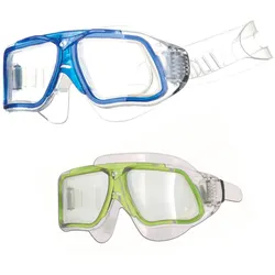 SALVAS Tauch Maske Tonic Vision Schnorchel Schwimm Brille Silikon Erwachsene Farbe: gelb