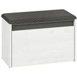 Feldmann-Wohnen Hyga 70 x 47 x 34 cm grau / weiß