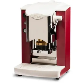 Faber Slot Inox ESE Pad Espressomaschine burgund/weiß