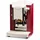 Faber Slot Inox ESE Pad Espressomaschine burgund/weiß
