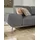 W.Schillig Ecksofa "run, Designsofa mit tollem Sitzkomfort, bequem, L-Form", grau (grau w82), B:319cm H:88cm T:178cm, Longlife Xtra-Leder Z73: Naturwalkleder der Luxusklasse aus den erlesensten Rohhäuten.