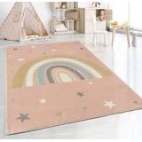 the carpet Teppich »Beat Kids«, rechteckig, 9 mm Höhe, Kids Kinderzimmer Teppich strapazierfähig und pflegleicht rosa 160 cm