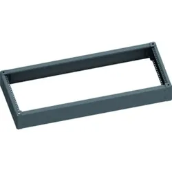 Sockel TWINLINE H100xB1000xT225mm ST sw geeignet für Außenaufstellung