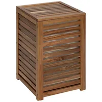 5five simply smart 5five - wäschekorb blackacia 65l aus akazienholz