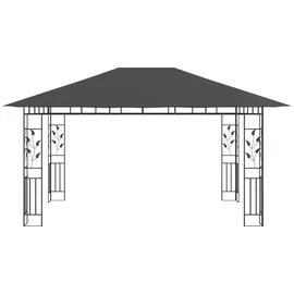 vidaXL Pavillon mit Moskitonetz 4 x 3 m anthrazit