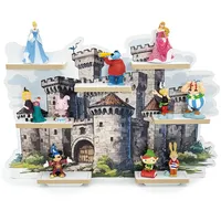 Smagnon Regal für die Toniebox und Tonie Figuren Verschiedene Motive Kinderspielzeug Spielregal (XXL-Neben-Burg)