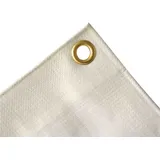 Boni-Shop® 280 g/m2 weiss 10 x 12 (120m2) Abdeckplane - Blau