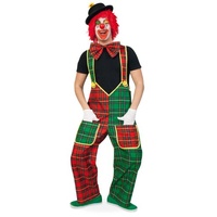 FASCHING 10858 Kostüm McCheck Clown-Hose Latzhose Clown NEU/OVP: Größe: M