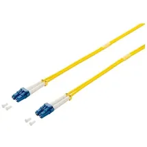 Equip LC/UPC Einzelmodus (M) Fiber Optic Patchkabel Gelb, 1m, OS2, 9/125 Mikrometer, Duplex, geschirmt, halogenfrei