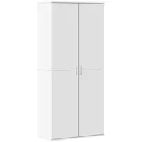 VidaXL Schuhschrank Weiß 80×39×178 cm Holzwerkstoff